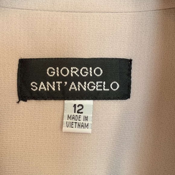 Georgio Sant'Angelo blazer jacket Vintage 90s Like new! Machine washable! Sz 12 - Picture 5 of 9